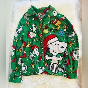 Peanuts snoopy Christmas two piece pajamas!